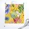 Rainforest Jungle Yellow Hand Drawn Botanical Tropical Birds Custom Printed Fabric by Spoonflower Various Fabrics by the Yard or Fat Quarter
